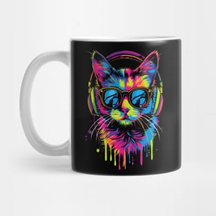 Cat DJ Spin-off Mug